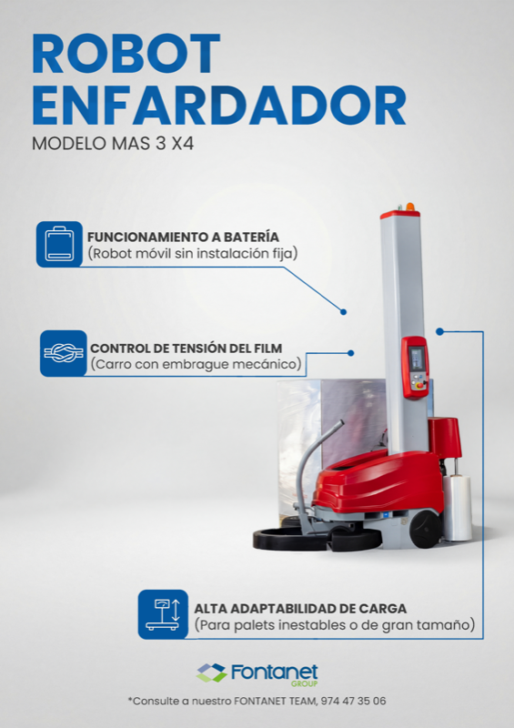 Robot banderoleur mobile Master 3 X4 haute performance